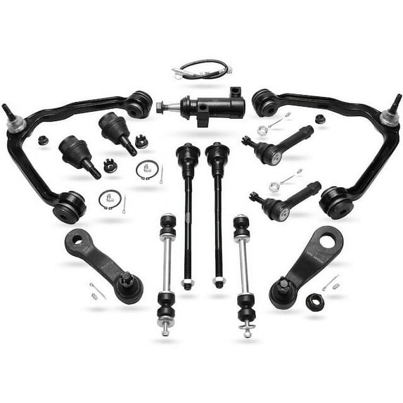 Front Control Arm Ball Joint Sway Bar Link Kit - Compatible with 2003 - 2006 Cadillac Escalade ESV Base 2004 2005