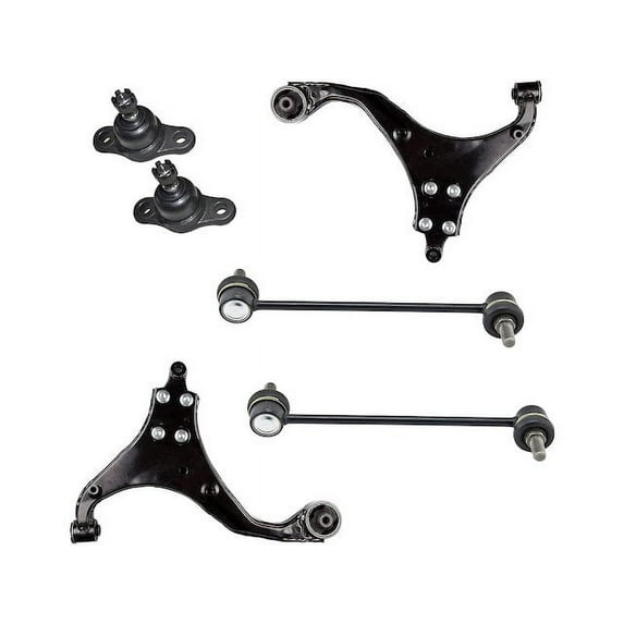 Front Control Arm Ball Joint Sway Bar Link Kit - Compatible with 2005 - 2009 Hyundai Tucson 2006 2007 2008
