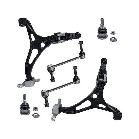 Front Control Arm Ball Joint Sway Bar Link Kit - Compatible with 2006 - 2011 Mercedes-Benz ML350 2007 2008 2009 2010