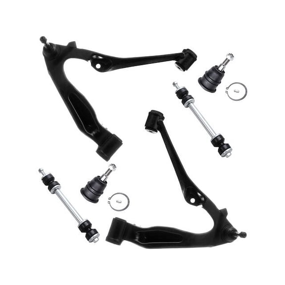 Front Control Arm Ball Joint Sway Bar Link Kit - Compatible with 2007 Chevy Silverado 1500 HD Classic LT