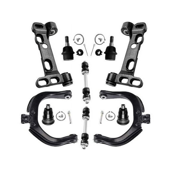 Front Control Arm Ball Joint Sway Bar Link Kit - Compatible with 2008 - 2009 Chevy Trailblazer