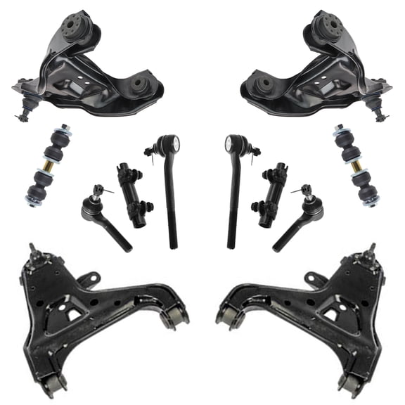 Front Control Arm Ball Joint Sway Bar Link Tie Rod Steering Suspension Kit 12pc PSA52343
