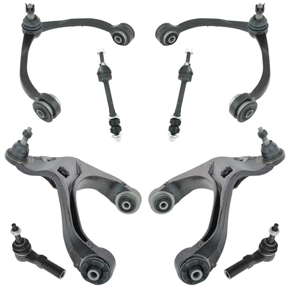 Front Control Arm Ball Joint Sway Bar Link Tie Rod Steering Suspension Kit 8pc PSA52718