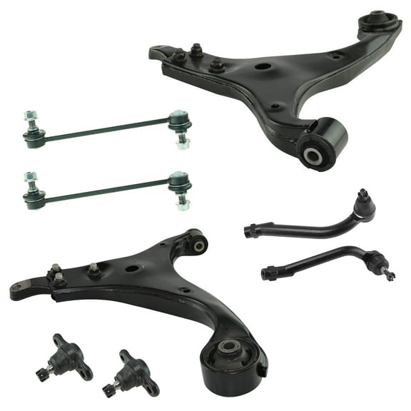 Front Control Arm Ball Joint Sway Bar Link Tie Rod Steering Suspension Kit 8pc PSA65814