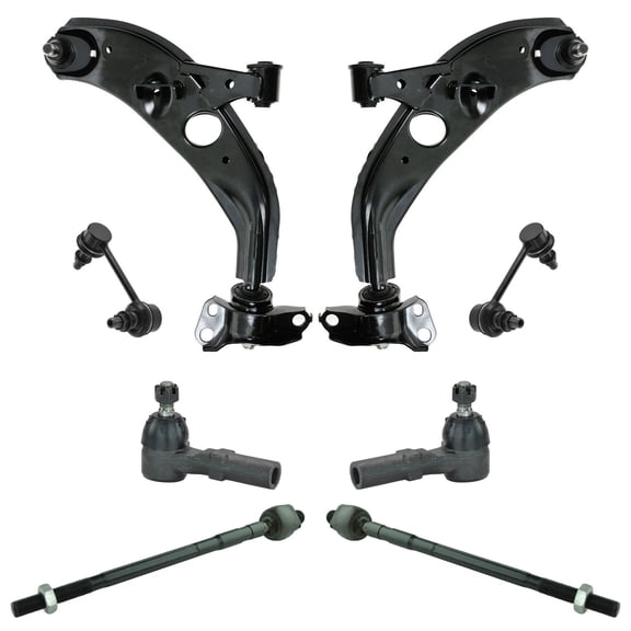Front Control Arm Ball Joint Sway Bar Link Tie Rod Steering Suspension Kit 8pc PSA69193