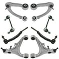 thumbnail image 1 of Front Control Arm Ball Joint Sway Bar Link Tie Rod Steering Suspension Kit 8pc PSA69610, 1 of 4