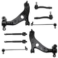 thumbnail image 1 of Front Control Arm Ball Joint Sway Bar Link Tie Rod Steering Suspension Kit 8pc PSA72908, 1 of 4