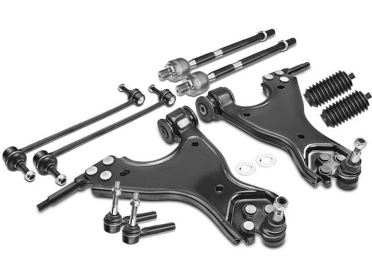 Front Control Arm Ball Joint Tie Rod End Kit 10 Compatible with 2007