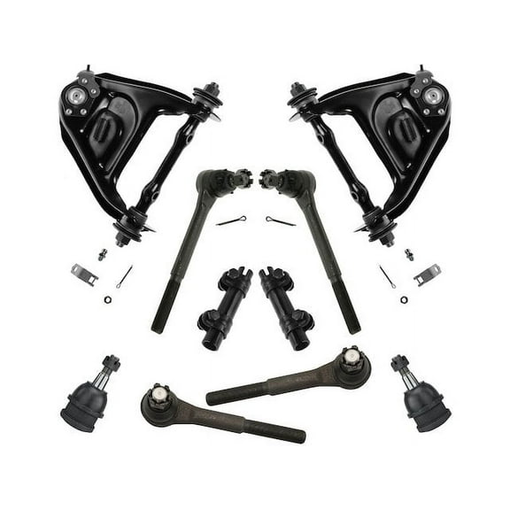 Front Control Arm Ball Joint Tie Rod End Kit 10 Piece - Compatible with 1975 - 1982 Chevy K5 Blazer RWD 1976 1977 1978 1979 1980 1981