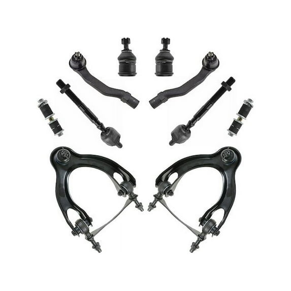 Front Control Arm Ball Joint Tie Rod End Kit 10 Piece - Compatible with 1994 - 1997 Acura Integra 1995 1996