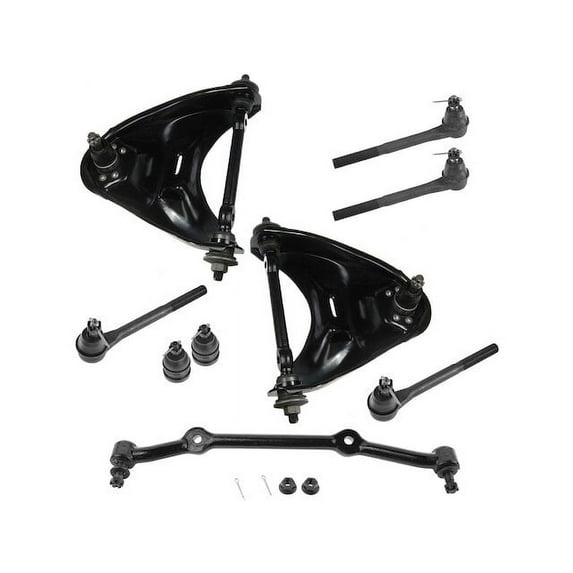 Front Control Arm Ball Joint Tie Rod End Kit 11 Piece - Compatible with 1996 - 2003 GMC Sonoma RWD 1997 1998 1999 2000 2001 2002