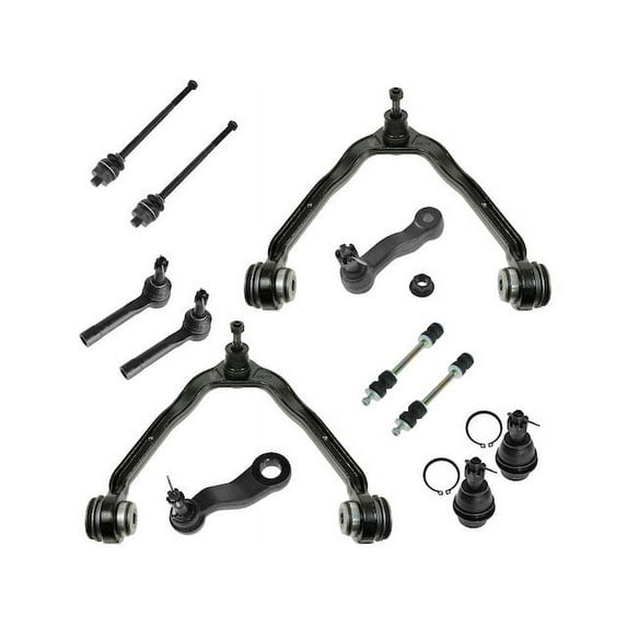 Front Control Arm Ball Joint Tie Rod End Kit 12 Piece - Compatible with 2000 - 2006 GMC Yukon XL 1500 2001 2002 2003 2004 2005