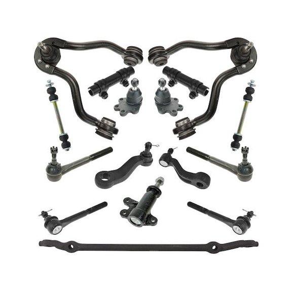 Front Control Arm Ball Joint Tie Rod End Kit 16 Piece - Compatible with 1993 - 1995 GMC K2500 1994