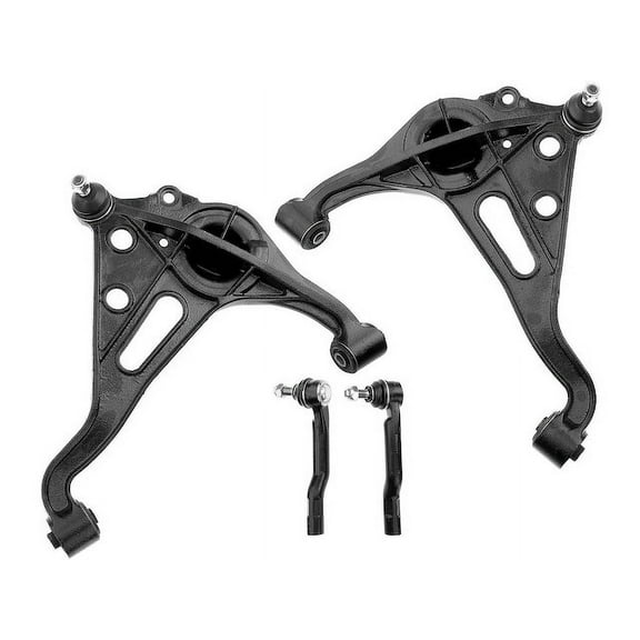 Front Control Arm Ball Joint Tie Rod End Kit 4 - Compatible with 1999 - 2005 Suzuki Grand Vitara 2000 2001 2002 2003 2004