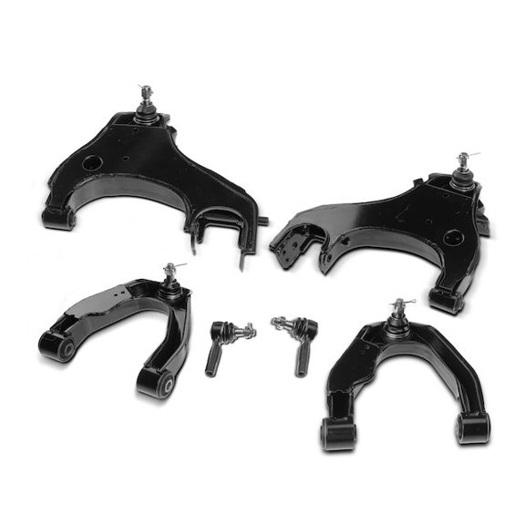 Front Control Arm Ball Joint Tie Rod End Kit 6 - Compatible with 1998 - 2004 Nissan Frontier 1999 2000 2001 2002 2003