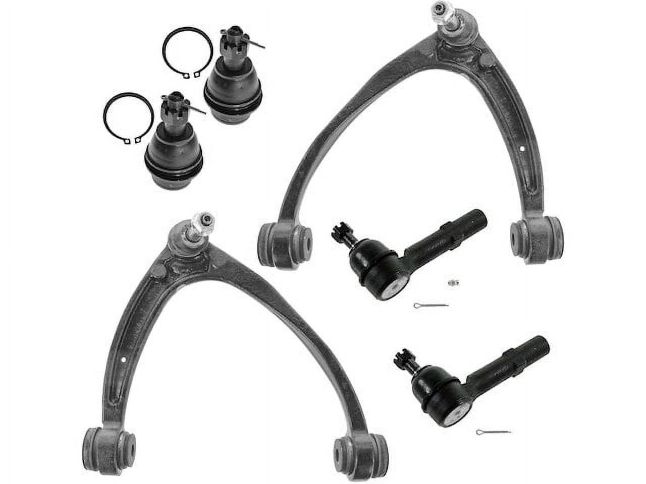 Front Control Arm Ball Joint Tie Rod End Kit 6 Piece Compatible with