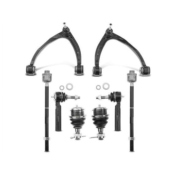 Front Control Arm Ball Joint Tie Rod End Kit 8 - Compatible with 2007 - 2013 Chevy Silverado 1500 2008 2009 2010 2011 2012