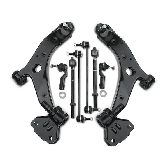 Front Control Arm Ball Joint Tie Rod End Kit 8 - Compatible with 2010 - 2013 Mazda 3 2011 2012