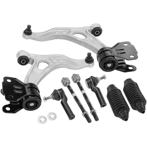 Front Control Arm Ball Joint Tie Rod End Kit 8 - Compatible with 2013 - 2018 Ford C-Max 2.0L 4-Cylinder 2014 2015 2016 2017