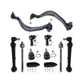 thumbnail image 1 of Front Control Arm Ball Joint Tie Rod End Kit - Compatible with 1995 - 2000 Dodge Avenger 2.5L V6 1996 1997 1998 1999, 1 of 2