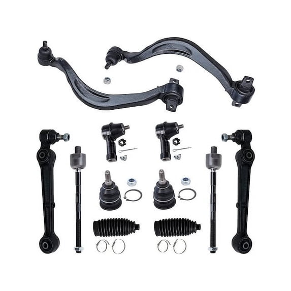 Front Control Arm Ball Joint Tie Rod End Kit - Compatible with 1995 - 2000 Dodge Avenger 2.5L V6 1996 1997 1998 1999