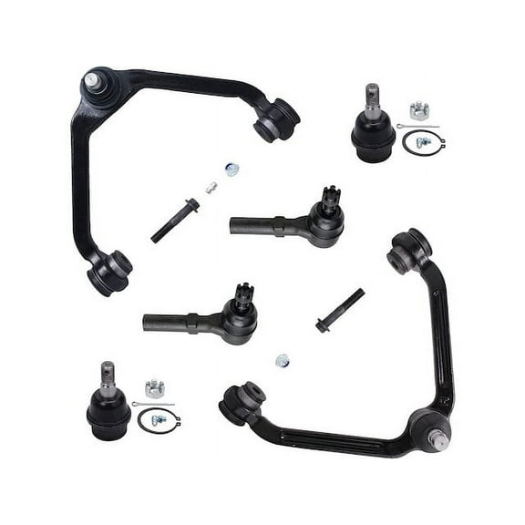 Front Control Arm Ball Joint Tie Rod End Kit - Compatible with 1997 Mercury Mountaineer Base RWD