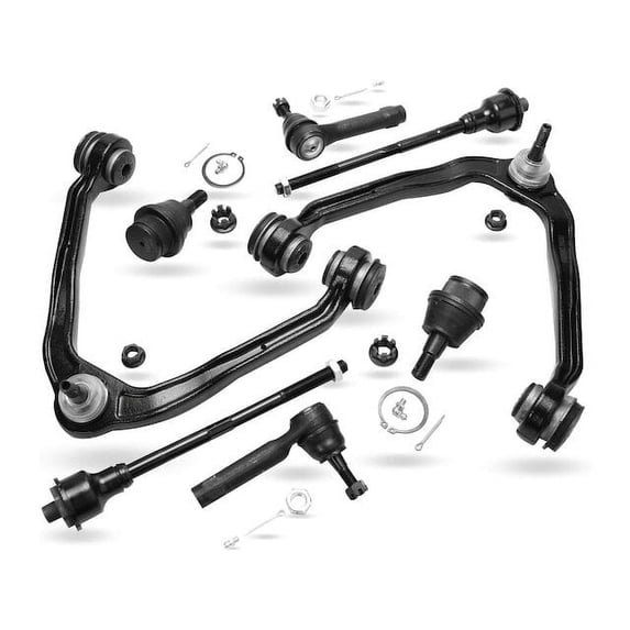 Front Control Arm Ball Joint Tie Rod End Kit - Compatible with 2000 - 2006 GMC Yukon XL 1500 2001 2002 2003 2004 2005