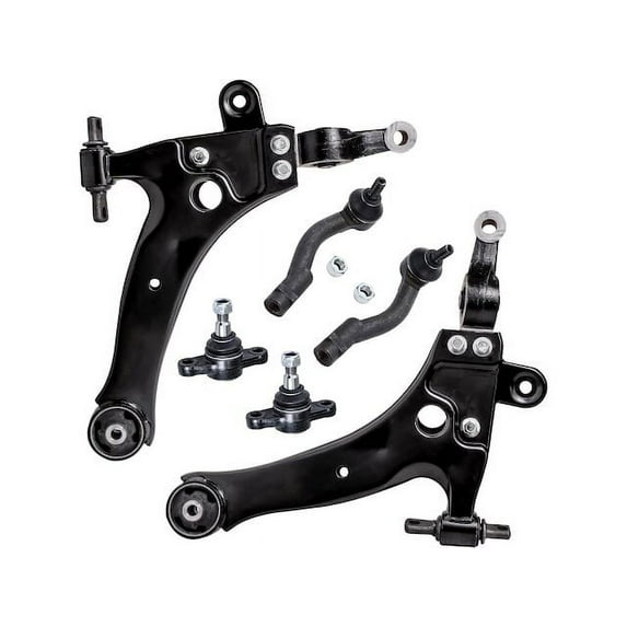 Front Control Arm Ball Joint Tie Rod End Kit - Compatible with 2001 - 2005 Hyundai Sonata 2002 2003 2004