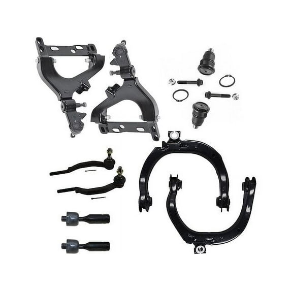 Front Control Arm Ball Joint Tie Rod End Kit - Compatible with 2004 - 2007 Buick Rainier 2005 2006