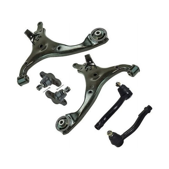 Front Control Arm Ball Joint Tie Rod End Kit - Compatible with 2007 - 2010 Kia Rondo 2008 2009