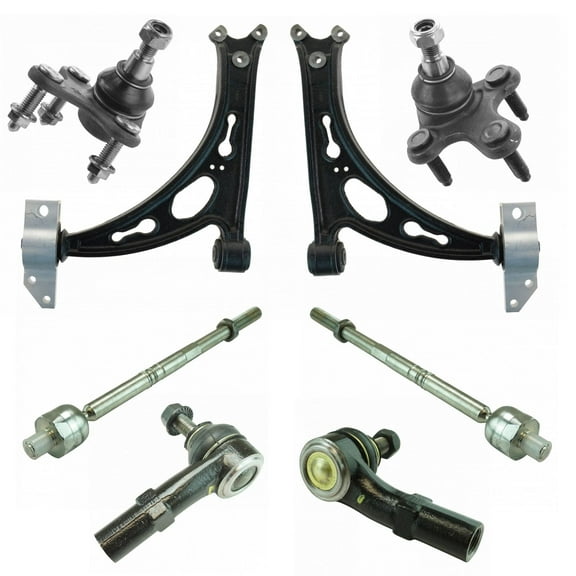 Front Control Arm Ball Joint Tie Rod End Steering Suspension Kit For 06-14 Audi Fits select: 2009-2014 VOLKSWAGEN JETTA, 2008 VOLKSWAGEN GLI