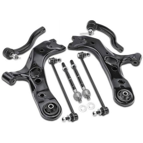 Front Control Arm Ball Joint Tie Rod and Sway Bar Link Kit 8 - Compatible with 2006 - 2018 Toyota RAV4 2007 2008 2009 2010 2011 2012 2013 2014 2015 2016 2017