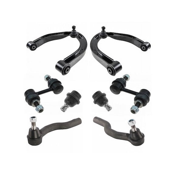 Front Control Arm Ball Joint Tie Rod and Sway Bar Link Kit 8 Piece - Compatible with 2005 - 2015, 2017 - 2019 Nissan Armada 2006 2007 2008 2009 2010 2011 2012 2013 2014 2018