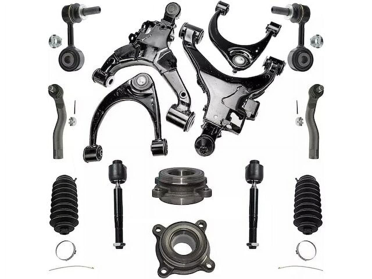 Front Control Arm Ball Joint Tie Rod and Sway Bar Link Kit Compatible