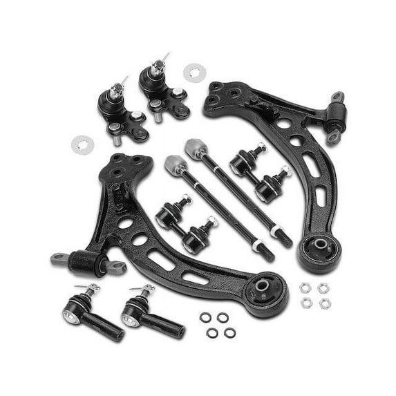Front Control Arm Ball Joint Tie Rod and Sway Bar Link Kit 10 - Compatible with 1995 - 1996 Toyota Avalon 3.0L V6