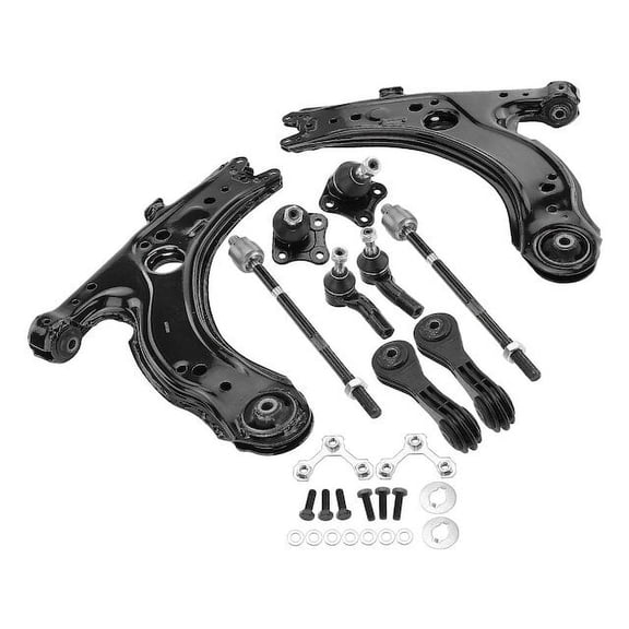 Front Control Arm Ball Joint Tie Rod and Sway Bar Link Kit 10 - Compatible with 2001 - 2007 Volkswagen Beetle 2002 2003 2004 2005 2006