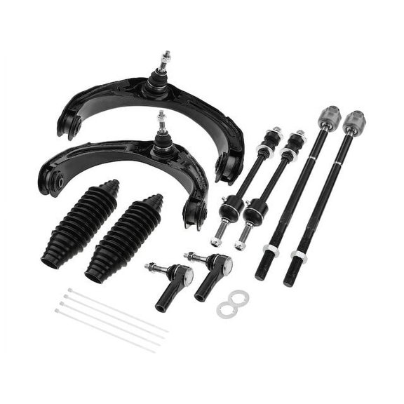 Front Control Arm Ball Joint Tie Rod and Sway Bar Link Kit 10 - Compatible with 2006 - 2008 Dodge Ram 1500 2007