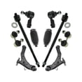 thumbnail image 1 of Front Control Arm Ball Joint Tie Rod and Sway Bar Link Kit 10 Piece - Compatible with 2001 - 2006 Hyundai Elantra 2002 2003 2004 2005, 1 of 2