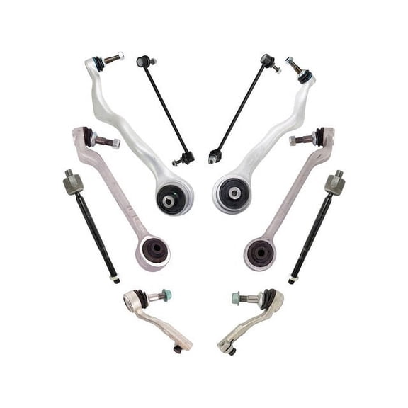 Front Control Arm Ball Joint Tie Rod and Sway Bar Link Kit 10 Piece - Compatible with 2014 - 2016 BMW 435i 2015