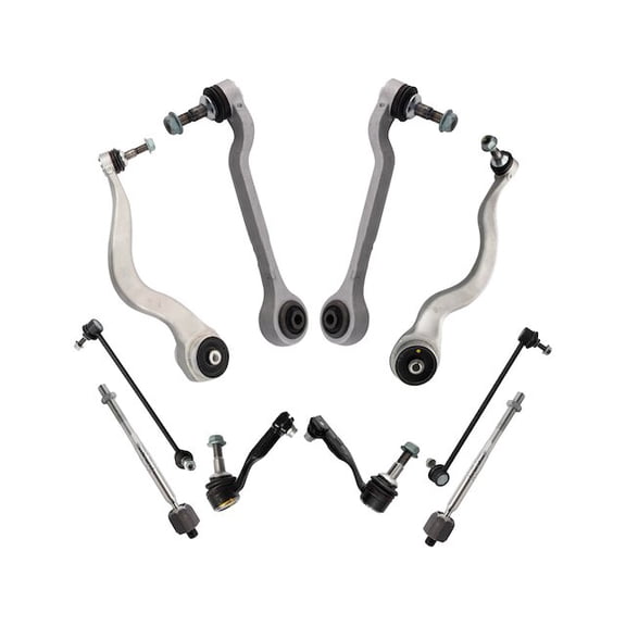 Front Control Arm Ball Joint Tie Rod and Sway Bar Link Kit 10 Piece - Compatible with 2017 - 2019 BMW 330i xDrive Wagon 2018