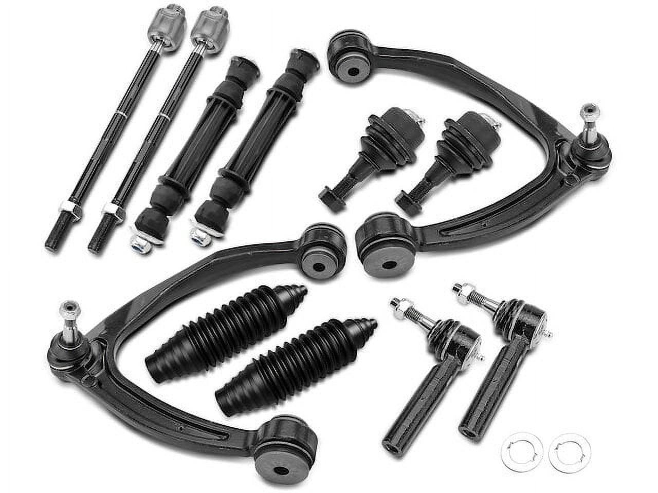 Front Control Arm Ball Joint Tie Rod and Sway Bar Link Kit 12