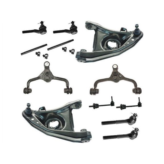 Front Control Arm Ball Joint Tie Rod and Sway Bar Link Kit 12 Piece - Compatible with 1998 - 2002 Ford Crown Victoria 1999 2000 2001
