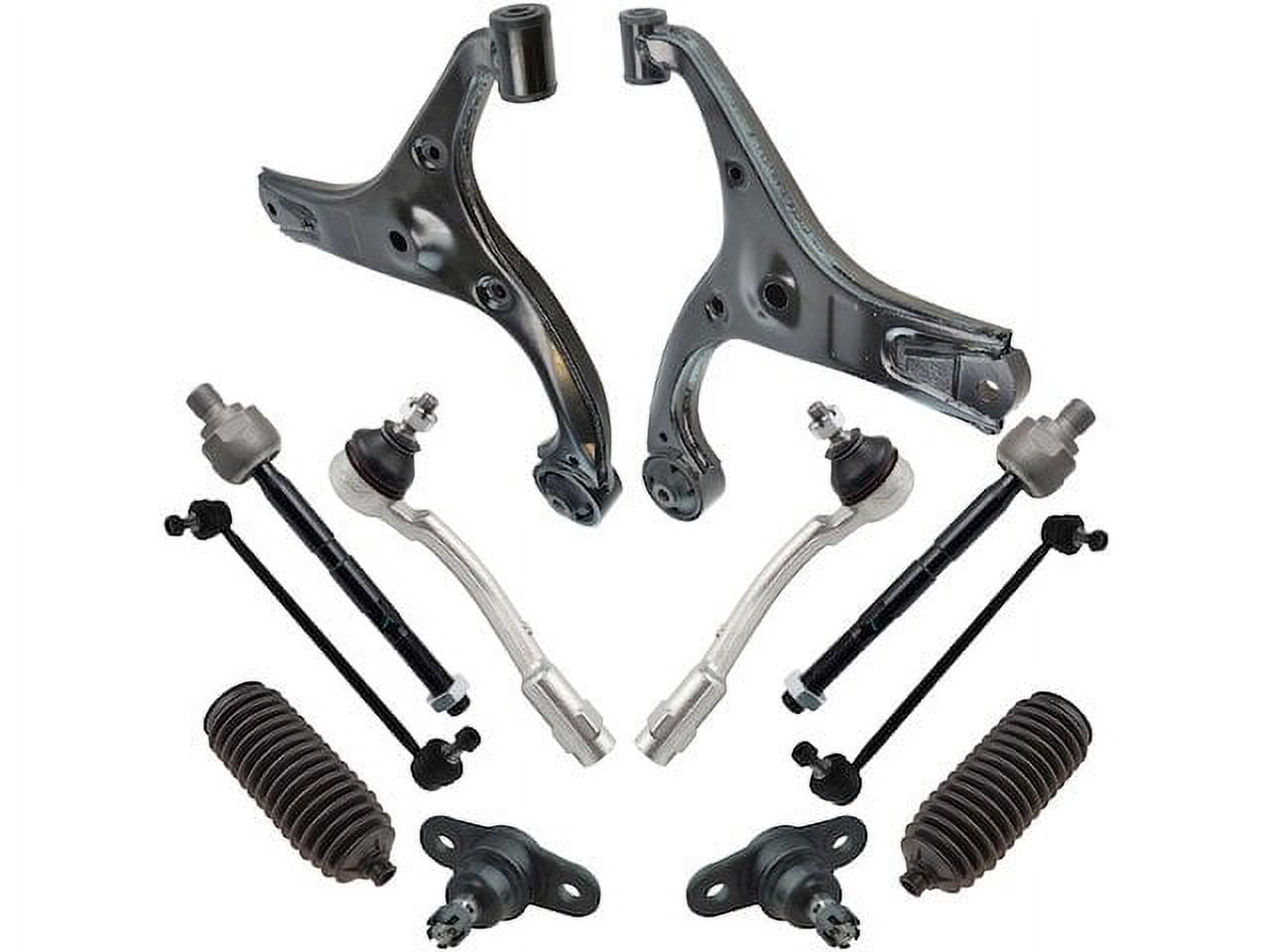 Kia Rio Tire Rods Front Control Arm Ball Joint Tie Rod and Sway Bar Link Kit 12 Piece ...
