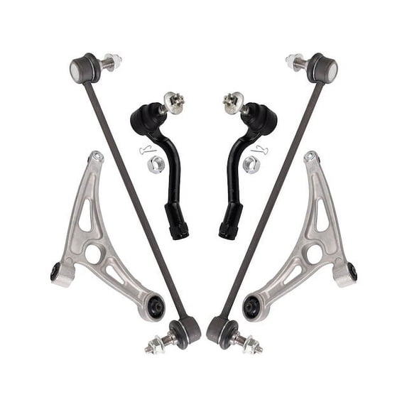 Front Control Arm Ball Joint Tie Rod and Sway Bar Link Kit 6 Piece - Compatible with 2016 - 2017 Hyundai Sonata