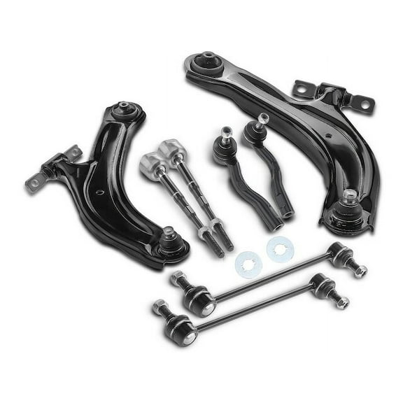 Front Control Arm Ball Joint Tie Rod and Sway Bar Link Kit 8 - Compatible with 2007 - 2012 Nissan Sentra 2008 2009 2010 2011