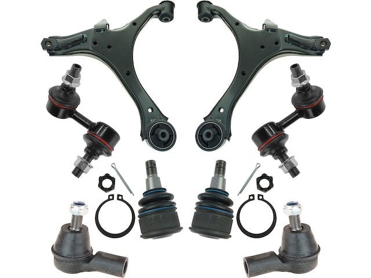 Front Control Arm Ball Joint Tie Rod and Sway Bar Link Kit 8 Piece - Compatible with 2003 - 2011 Honda Element 2004 2005 2006 2007 2008 2009 2010