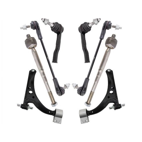 Front Control Arm Ball Joint Tie Rod and Sway Bar Link Kit 8 Piece - Compatible with 2016 - 2019 Chevy Cruze 2017 2018