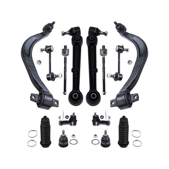Front Control Arm Ball Joint Tie Rod and Sway Bar Link Kit - Compatible with 1995 - 1998 Eagle Talon 1996 1997