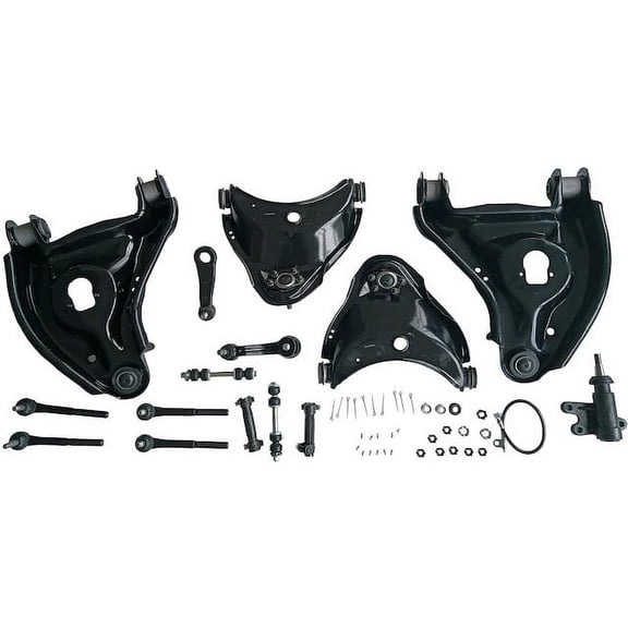 Front Control Arm Ball Joint Tie Rod and Sway Bar Link Kit - Compatible with 1995 - 1999 GMC Yukon 1996 1997 1998