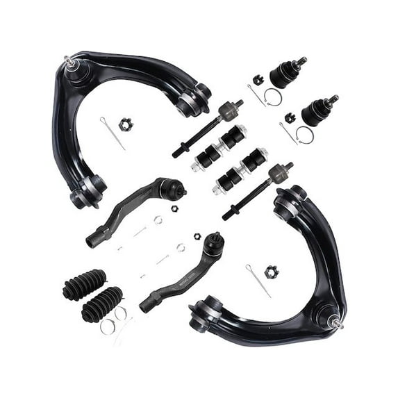 Front Control Arm Ball Joint Tie Rod and Sway Bar Link Kit - Compatible with 1996 - 2000 Honda Civic 1997 1998 1999